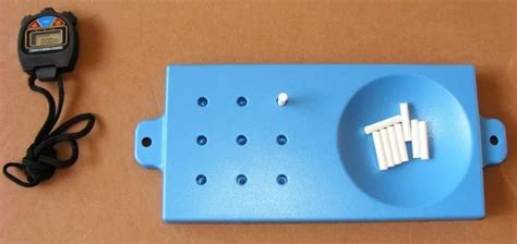 9 hole pegboard test instructions